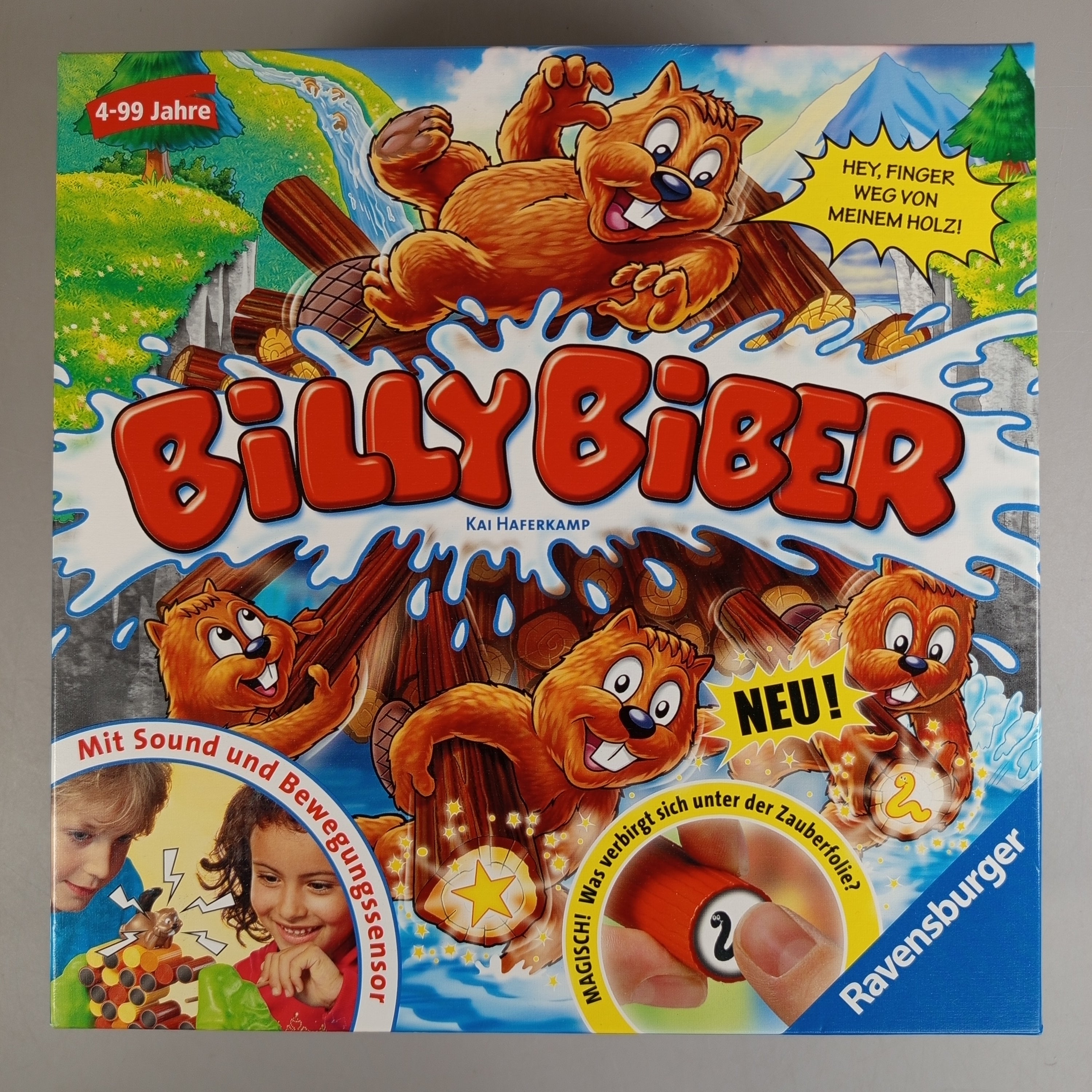 Ravensburger Brettspiel – Billy Biber Geschicklichkeitsspiel für Kinder